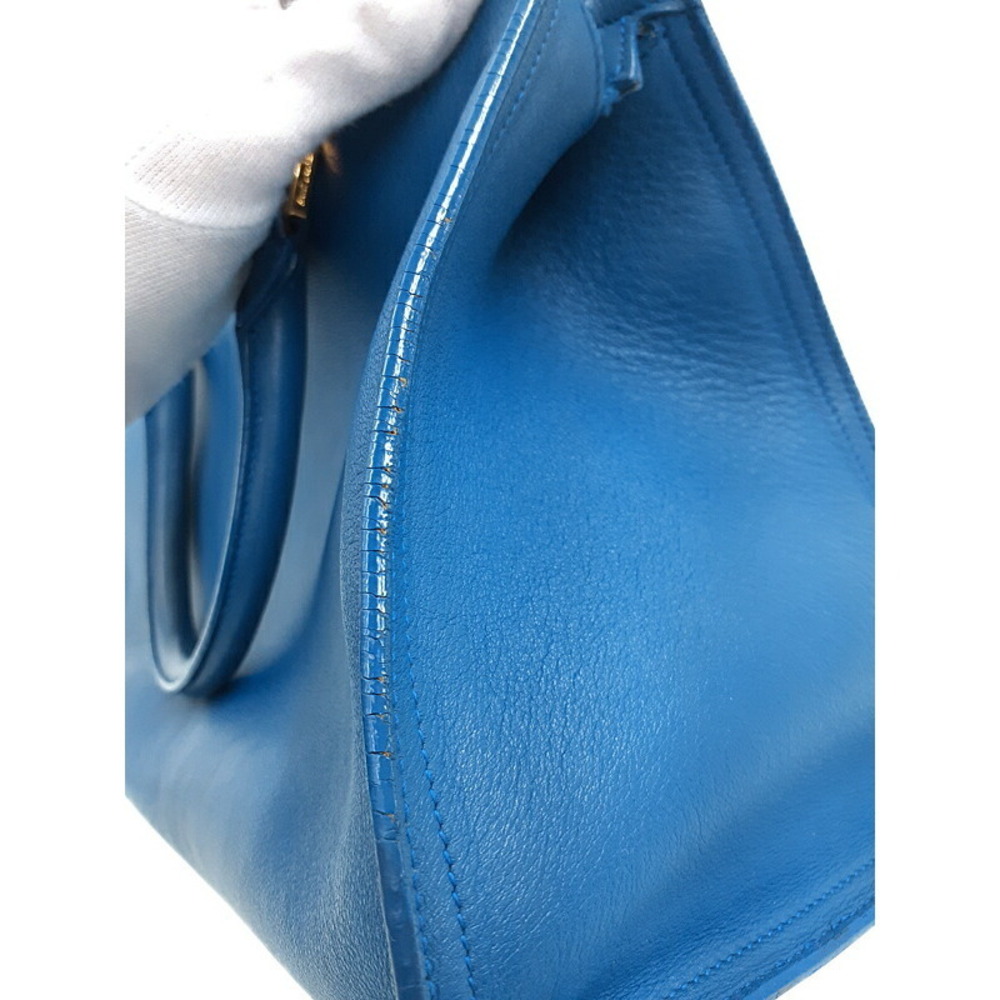 SAINT LAURENT PARIS Monogram Cabas 2way Leather HandBag - Picture 5 of 9